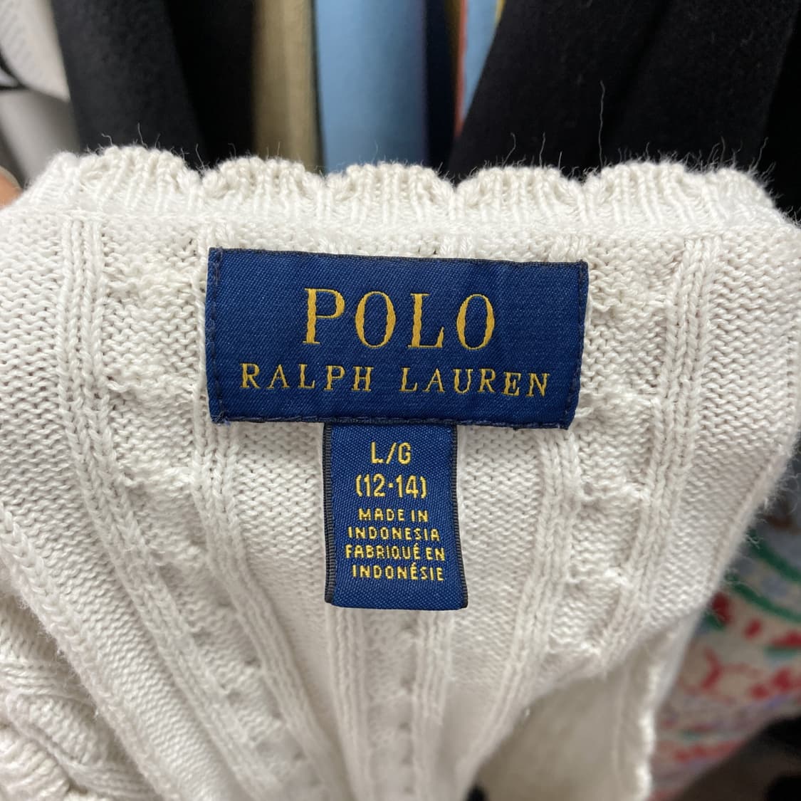 폴로랄프로렌 주니어 가디건 12-14  상품이미지4