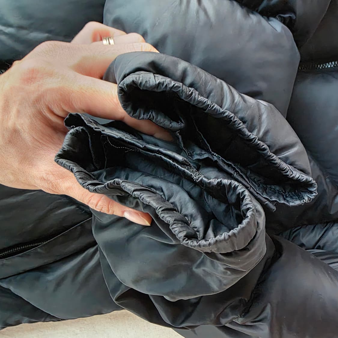 90's 오리지널 노스페이스 어센트 구스코트 600 필 S(95~100) 상품이미지7