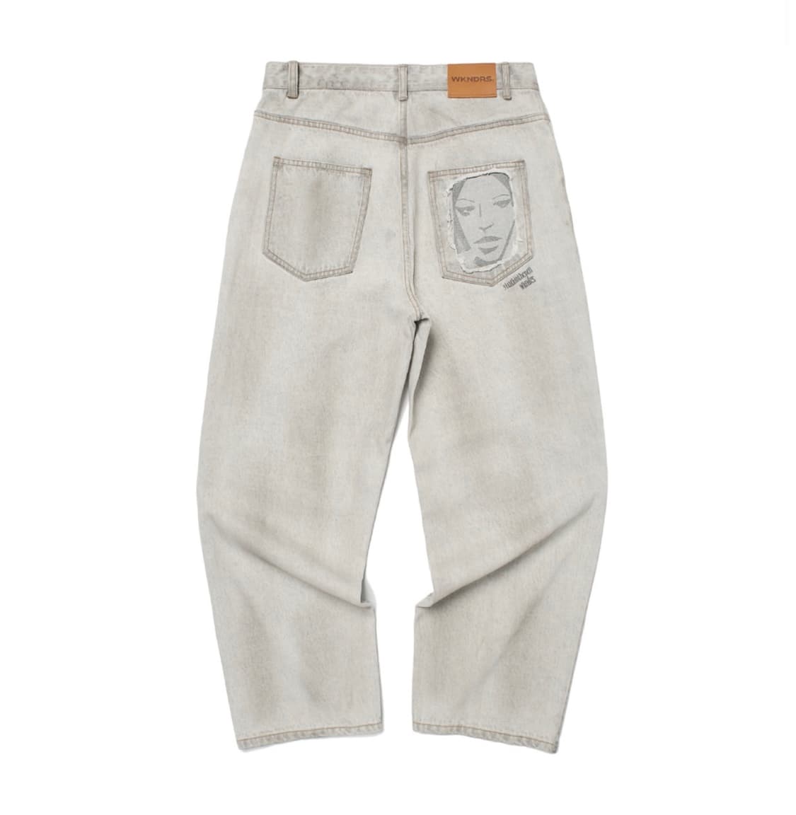 위캔더스 데님팬츠 FACE DENIM PANTS (S.GREY) 상품이미지1