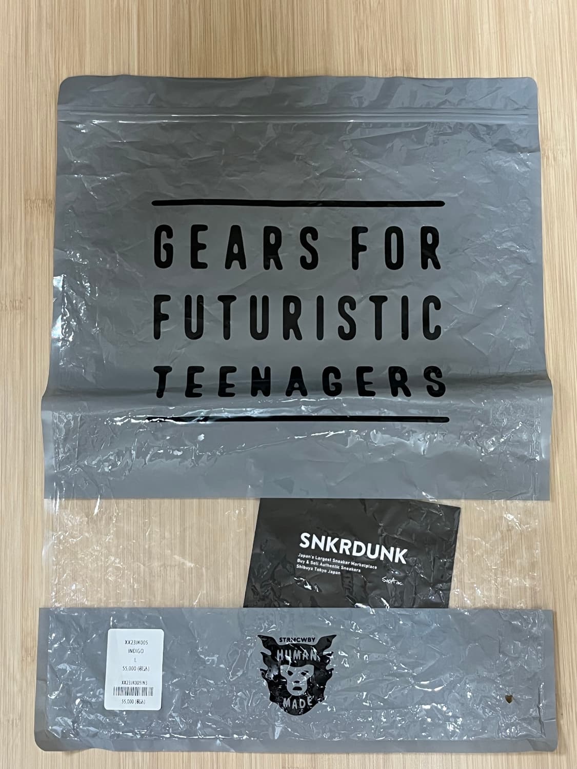 휴먼메이드 릴 우지 데님 청자켓L 상품이미지8