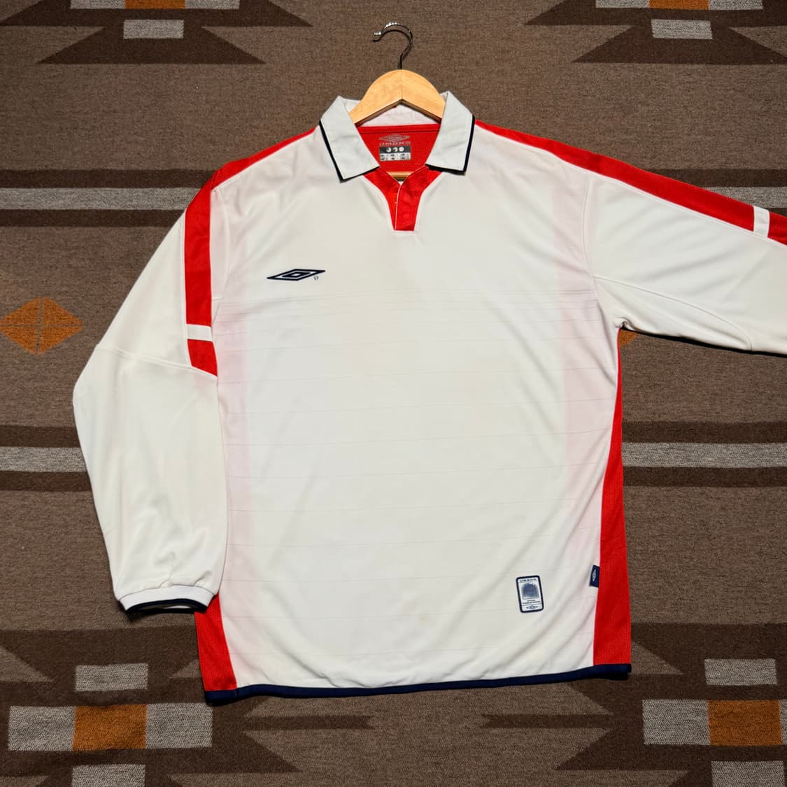 엄브로 잉글랜드 트레이닝 탑 XL 축구 상품이미지1