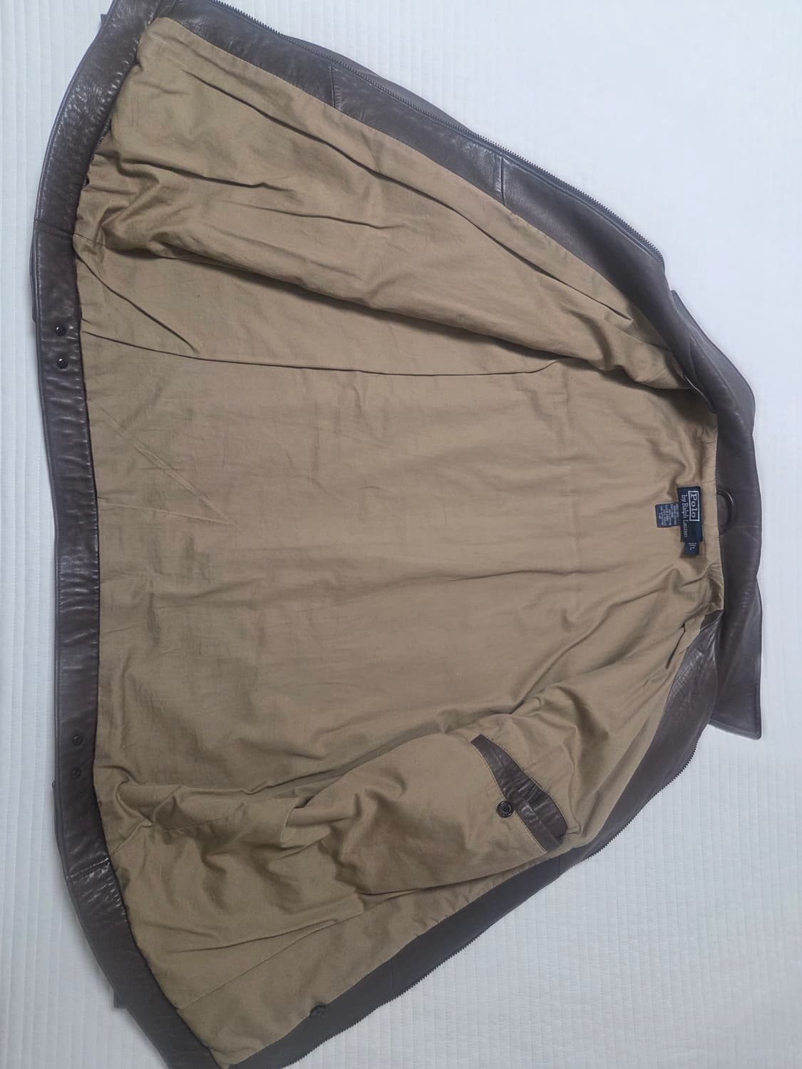 폴로 가죽자켓 브라운L (손종원 실XL정도)  상품이미지5