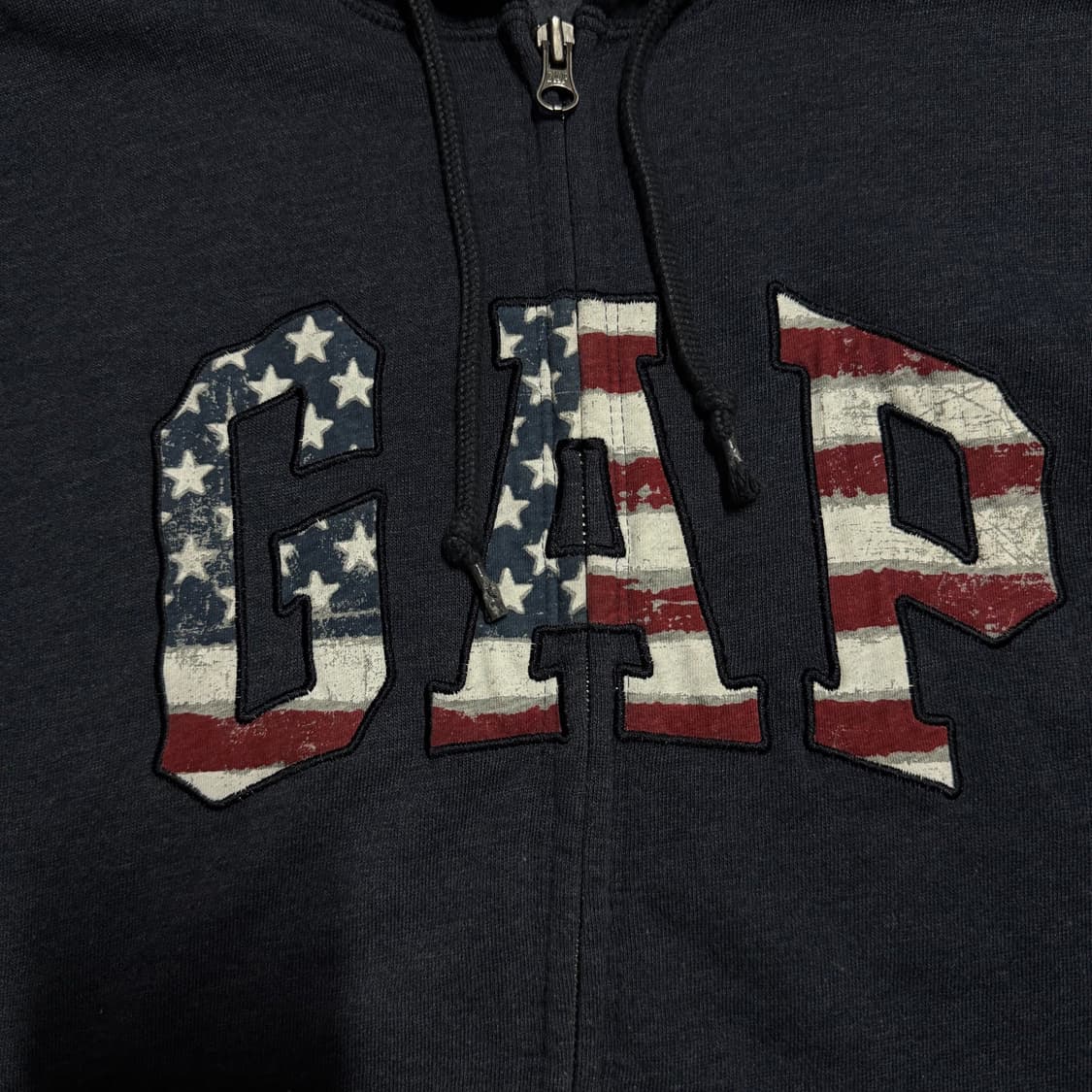 갭 네이비 성조기 후드집업 L 상품이미지4