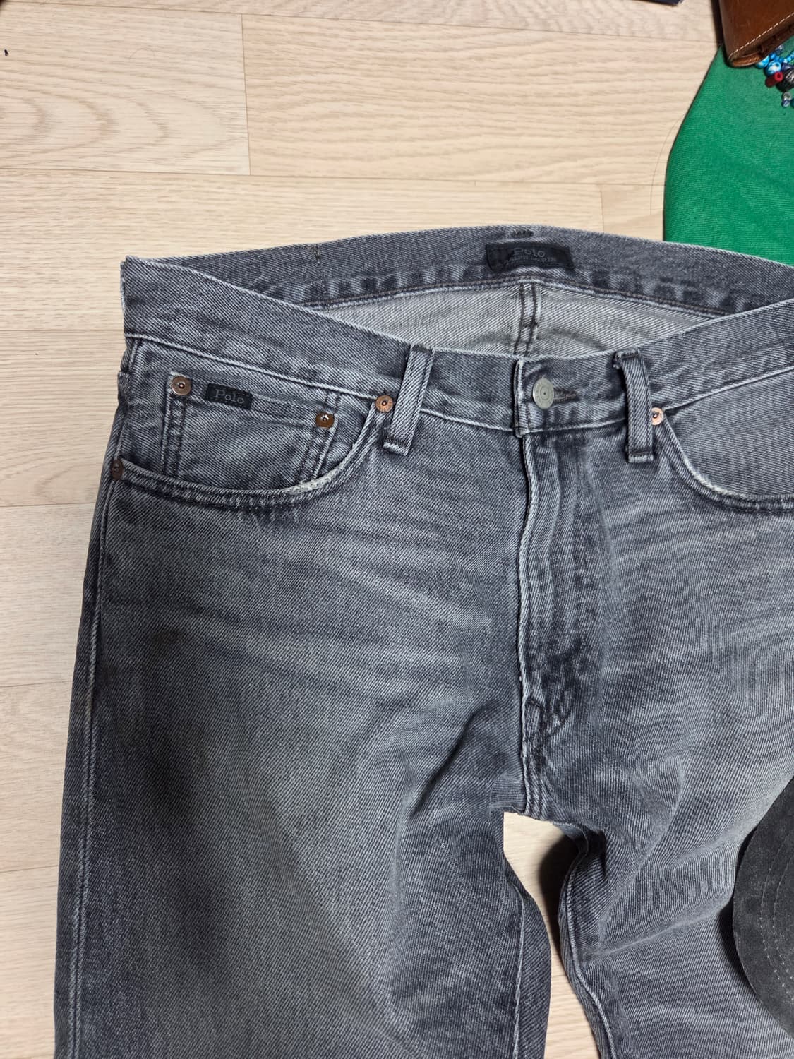 폴로 랄프로렌 그레이 데님 흑청 청바지 팬츠 상품이미지3