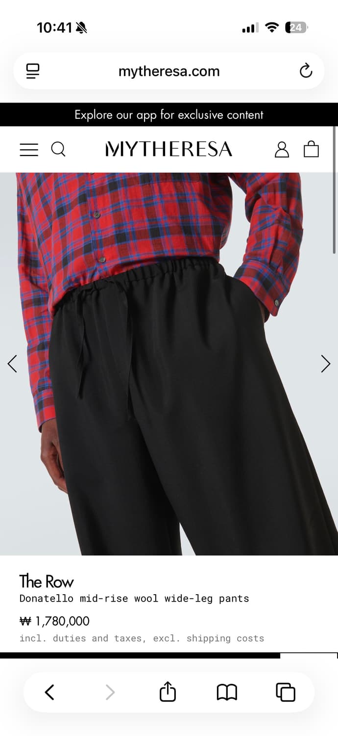 THE ROW Donatello mid-rise wool wide-leg 상품이미지2