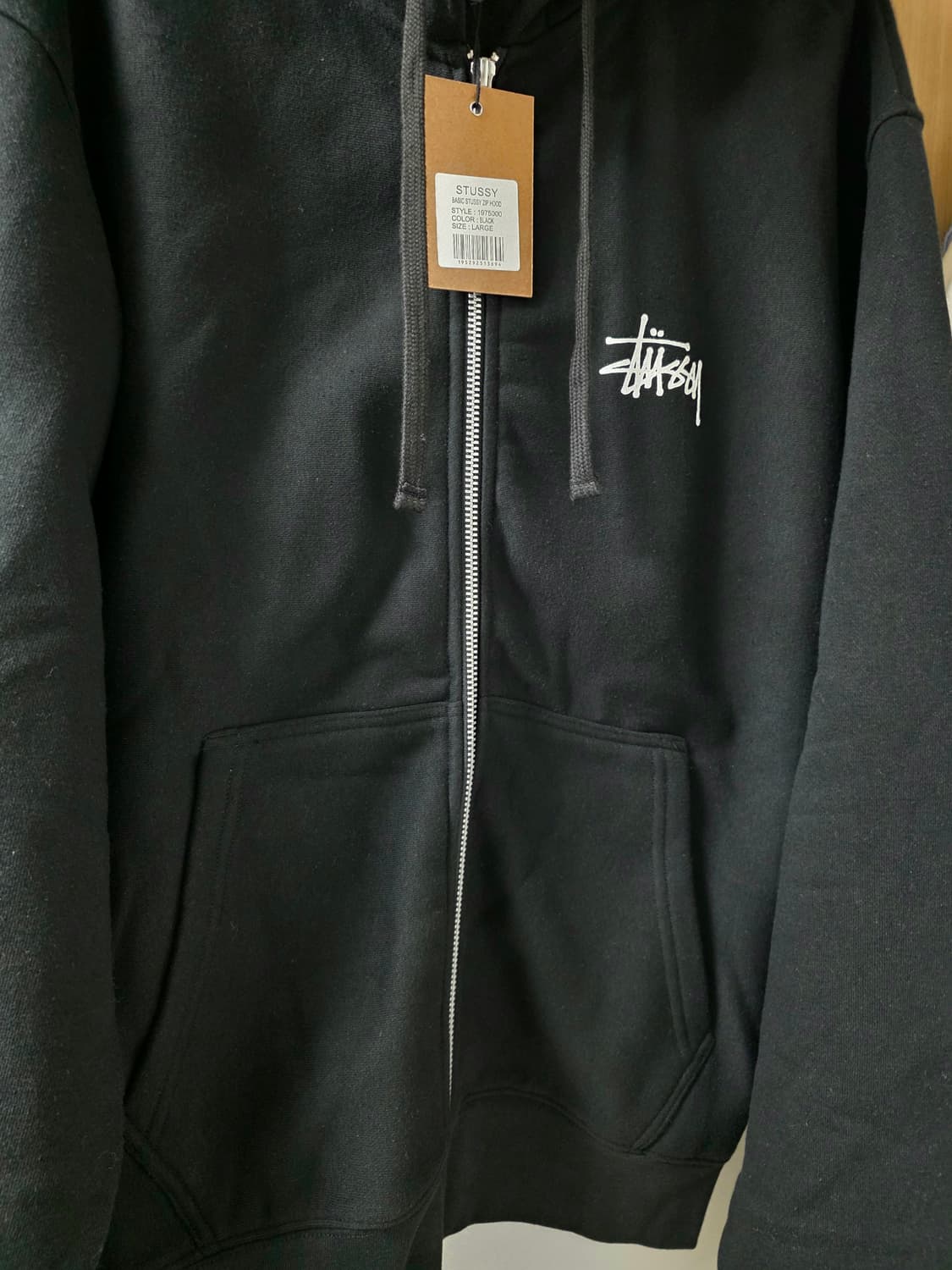 스튜시 기모 후드 집업 상품이미지3