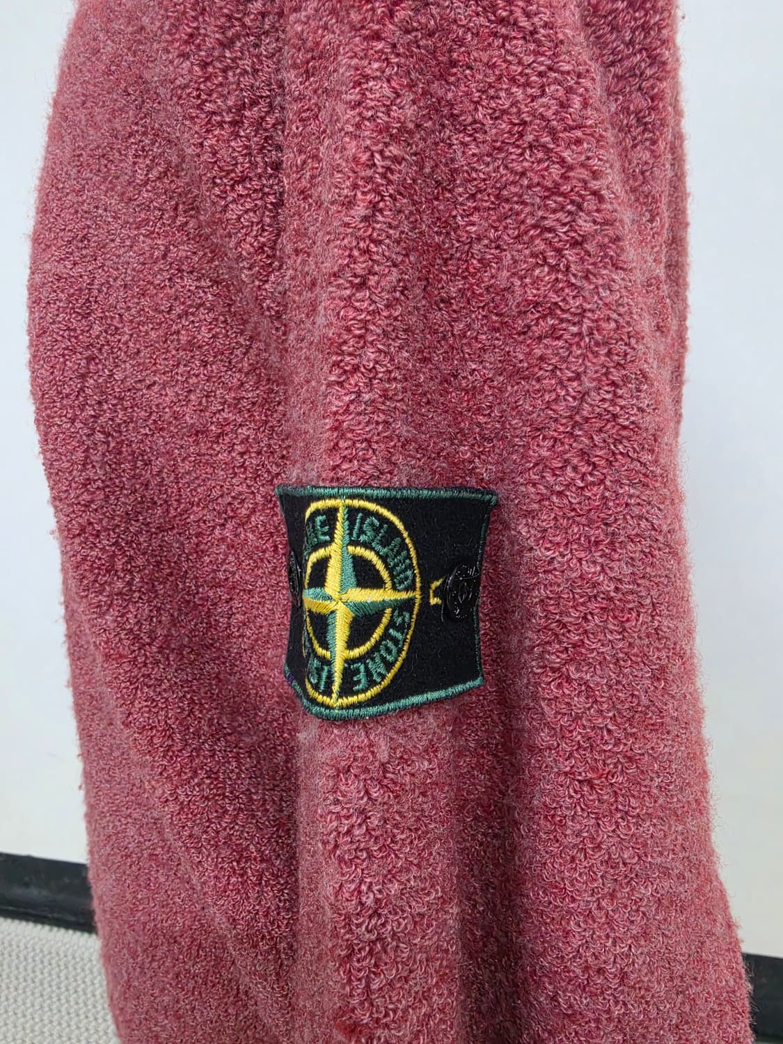 80s 스톤 아일랜드 그린 엣지 테디 니트 상품이미지2