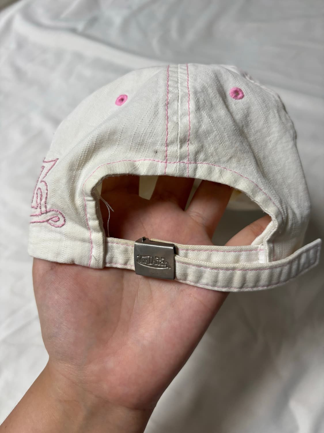 Von Dutch vintage white cap 상품이미지3