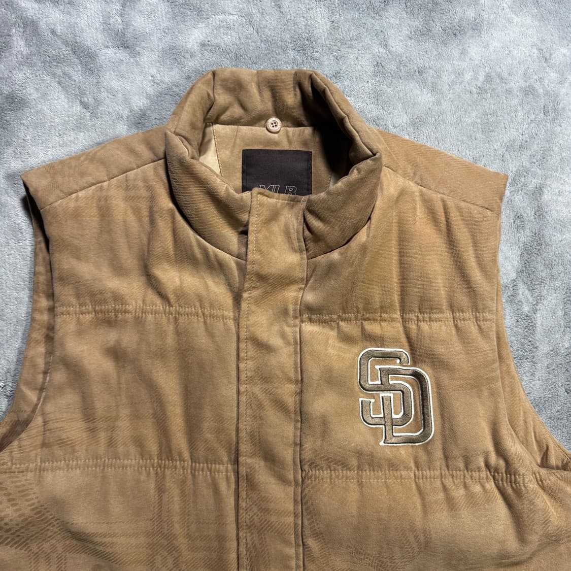 MLB 샌디에이고 브라운 패딩 조끼 상품이미지2