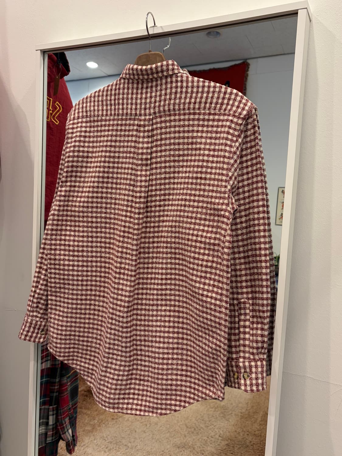 Kearney-House 빈티지 트위드 체크 셔츠 상품이미지5