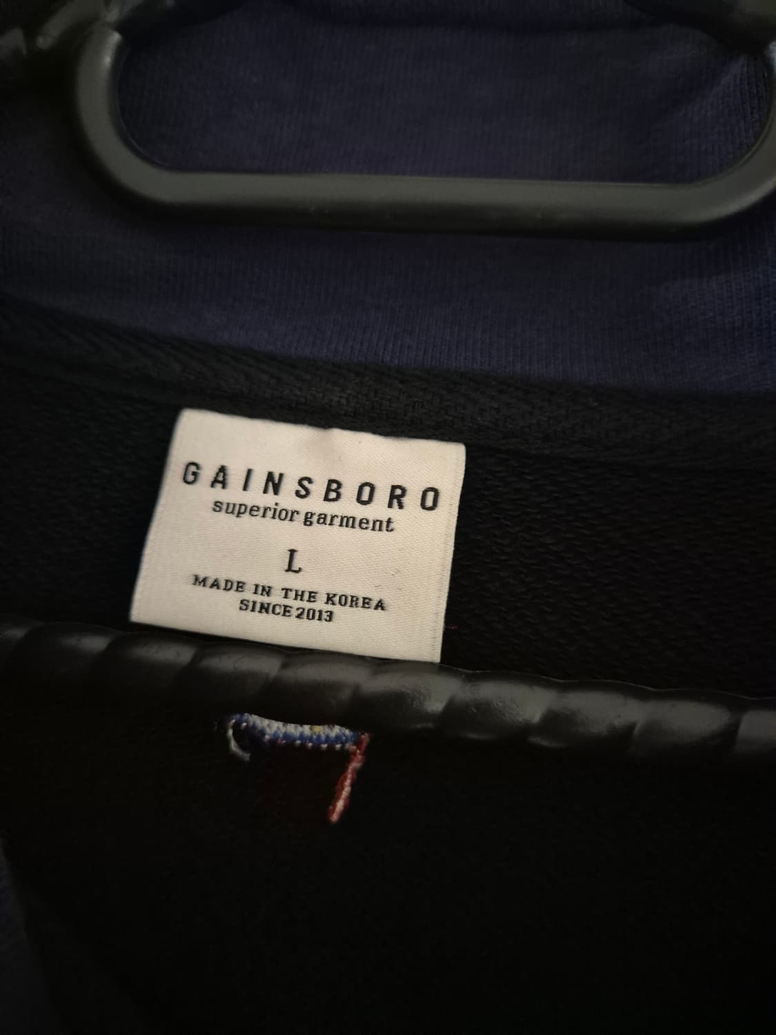 [L]게인스보로 반집업 맨투맨 상품이미지4