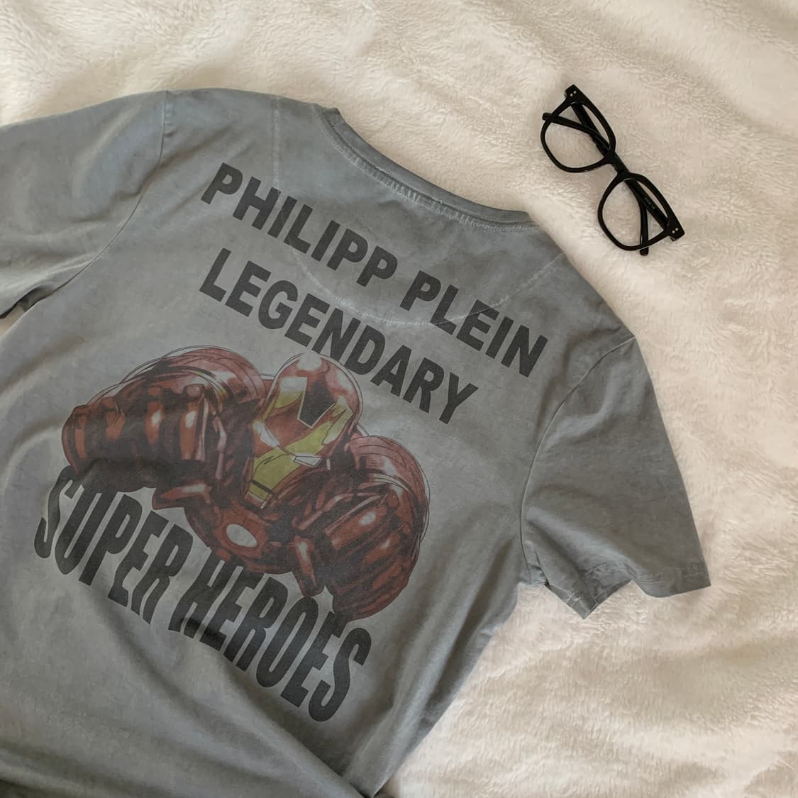 필립 플레인 PHILIPP PLEIN 아이언맨 큐빅 반팔 티셔츠 상품이미지1