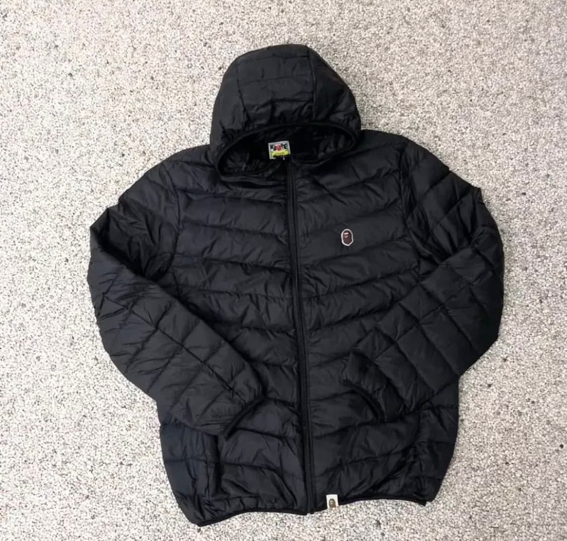 베이프 경량패딩 블랙 상품이미지1