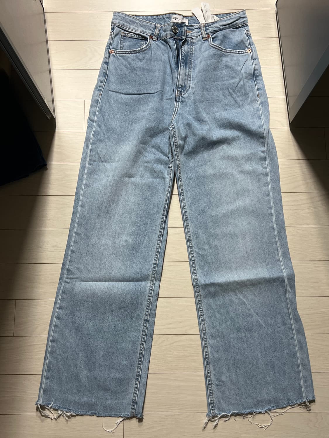 자라 연청 바지 상품이미지1