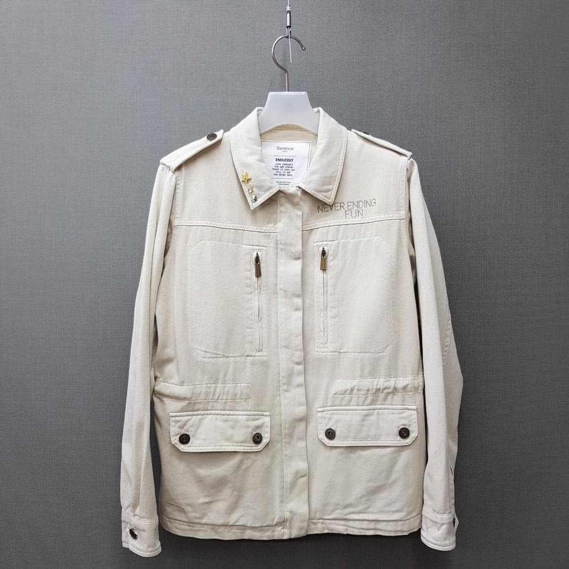베르니스 2021 코튼 밀리터리 자켓 79-86-160사이즈 상품이미지1