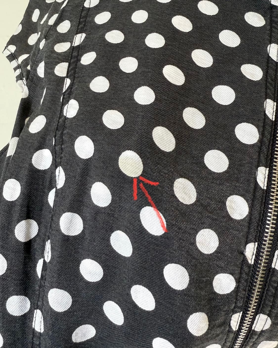빈티지 도트 원피스 상품이미지6