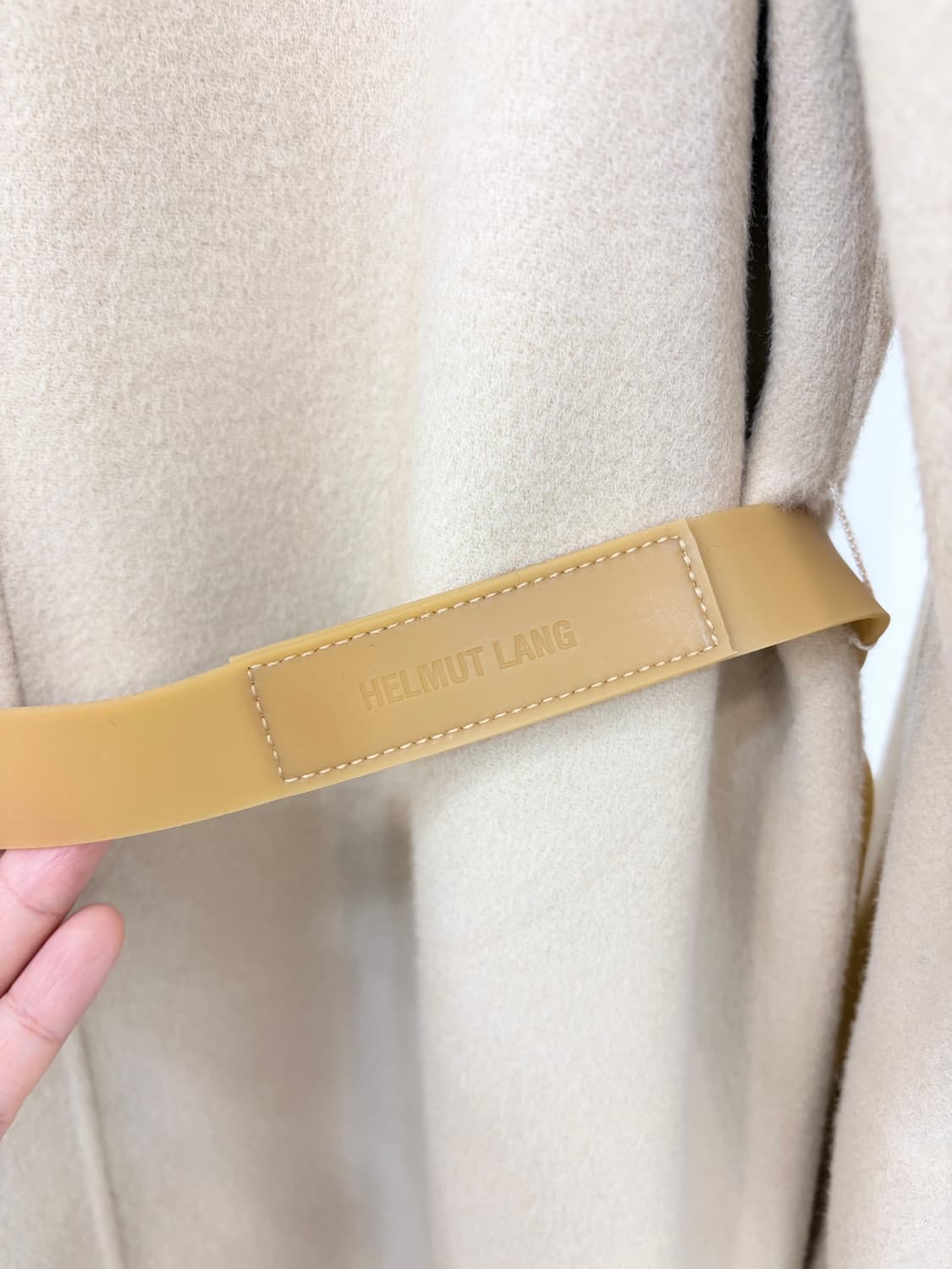 헬무트랭 울캐시 롱 코트 55-66 상품이미지8