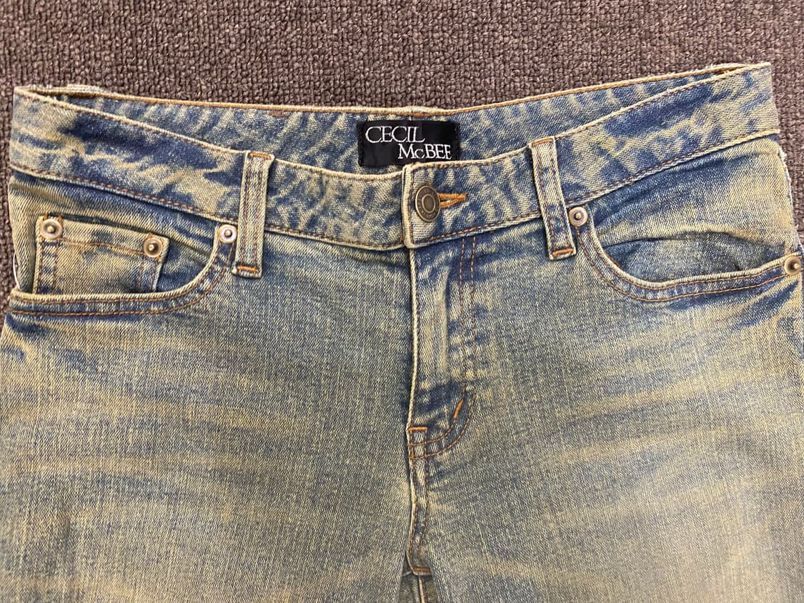 M)CECIL McBEE Japanese vintage 여성 데님팬츠 상품이미지8