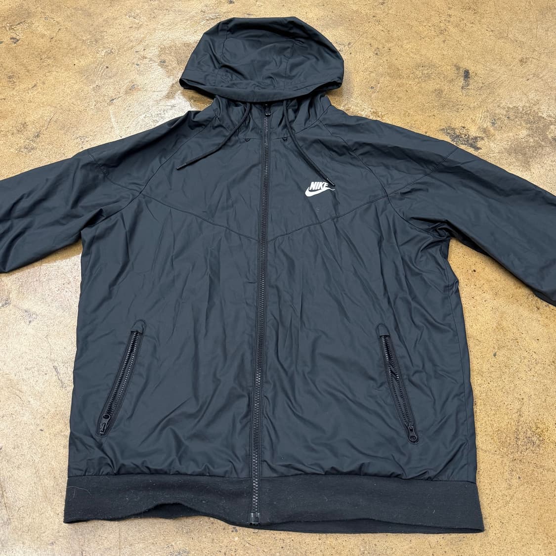 [정품/L] 나이키 블랙 바람막이 후드집업 b19 상품이미지3