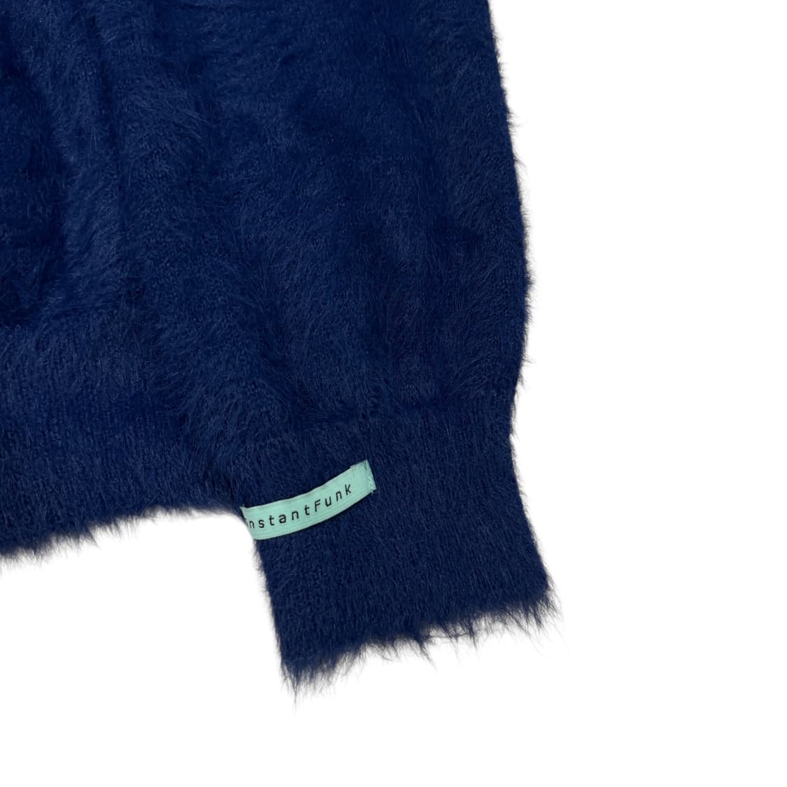 인스턴트펑크 헤어리 불륨 부클 니트 네이비 0 상품이미지2