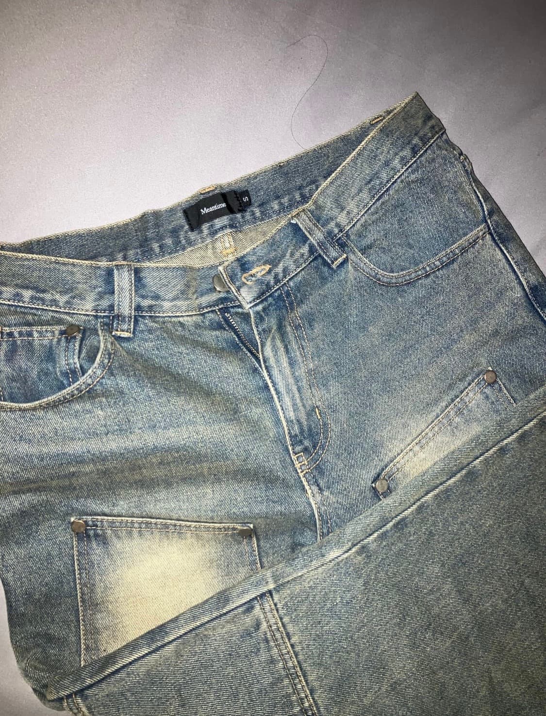 Meantime 데님 카펜터 데저트 블루 s 상품이미지4