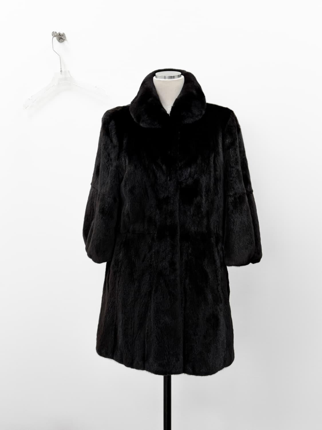 Blackglama 아메리칸 레전드 밍크 퍼 코트 블랙 상품이미지3