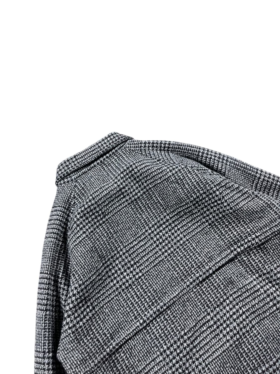 Vintage 하운드투스 패턴 울 혼방 자켓  상품이미지4