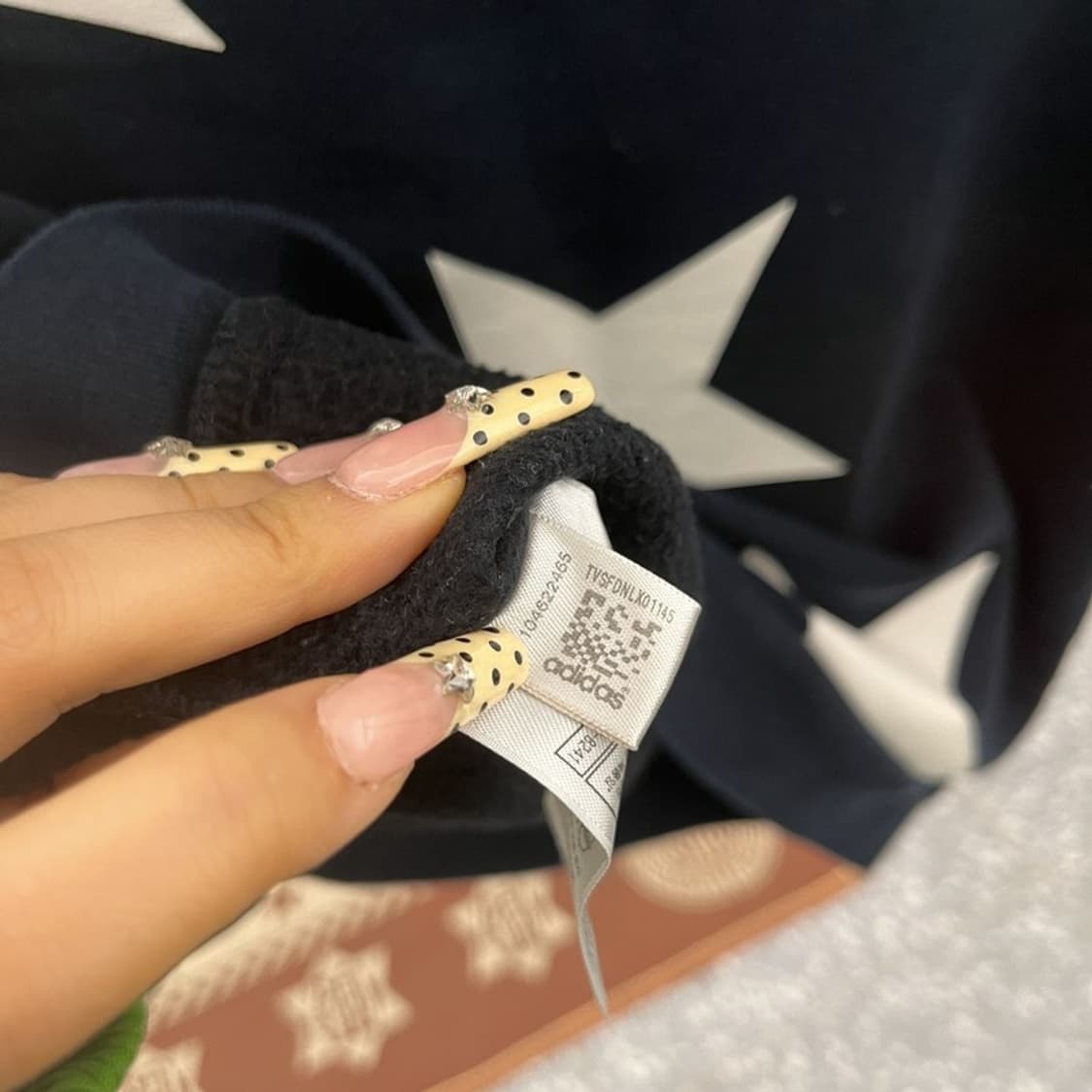 아디다스 스트릿 펑크 슈팅 스타 도트 후드티 85 C09855 상품이미지7