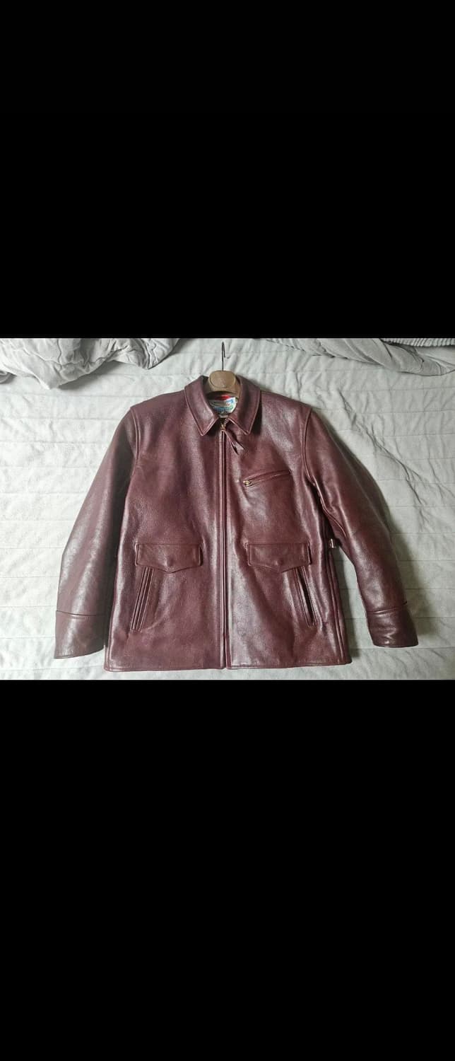 에어로레더 롱 하프벨트 코도반 44사이즈 상품이미지2