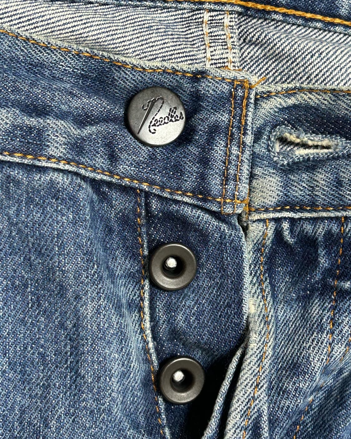 (33)리빌드 바이 니들스 백지퍼 데님팬츠 상품이미지4