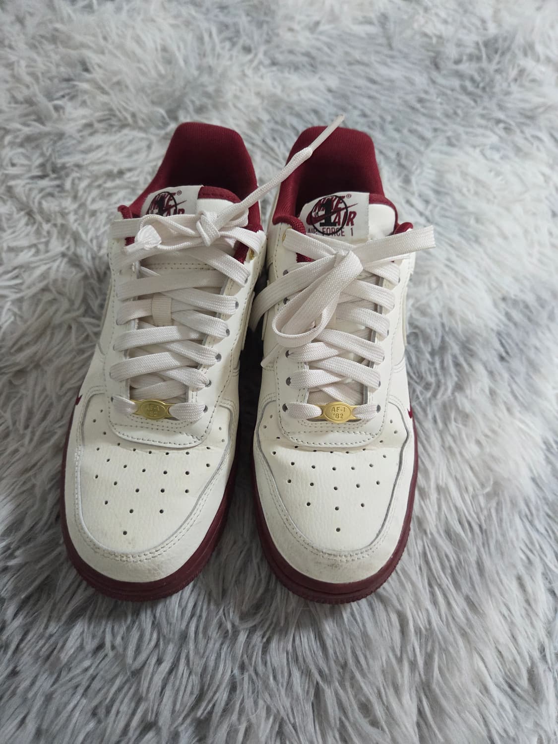 나이키 에어포스1 40주년 세일/레드 여성용 상품이미지3