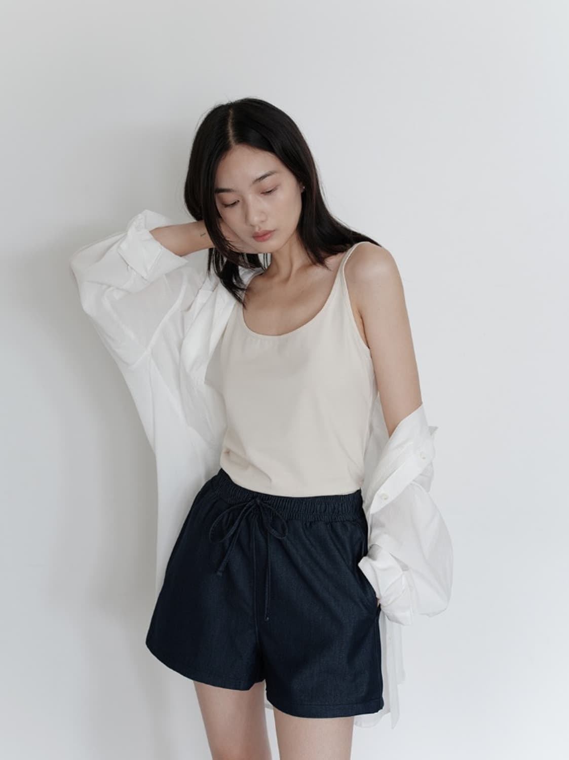 유라고 데님 밴딩 반바지(새상품) 상품이미지3