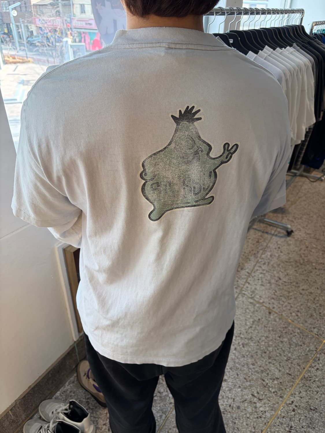 90s 스투시 blob 티셔츠 상품이미지3