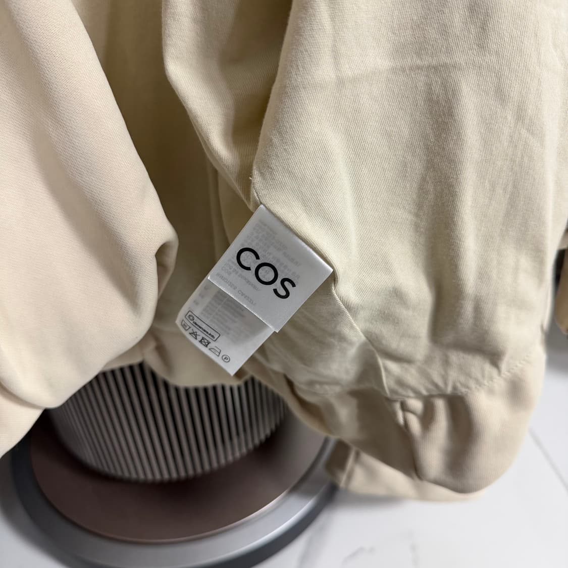 Cos 오버사이즈 저지 보먼 재킷 집업 점퍼 스톤색상 S 상품이미지6