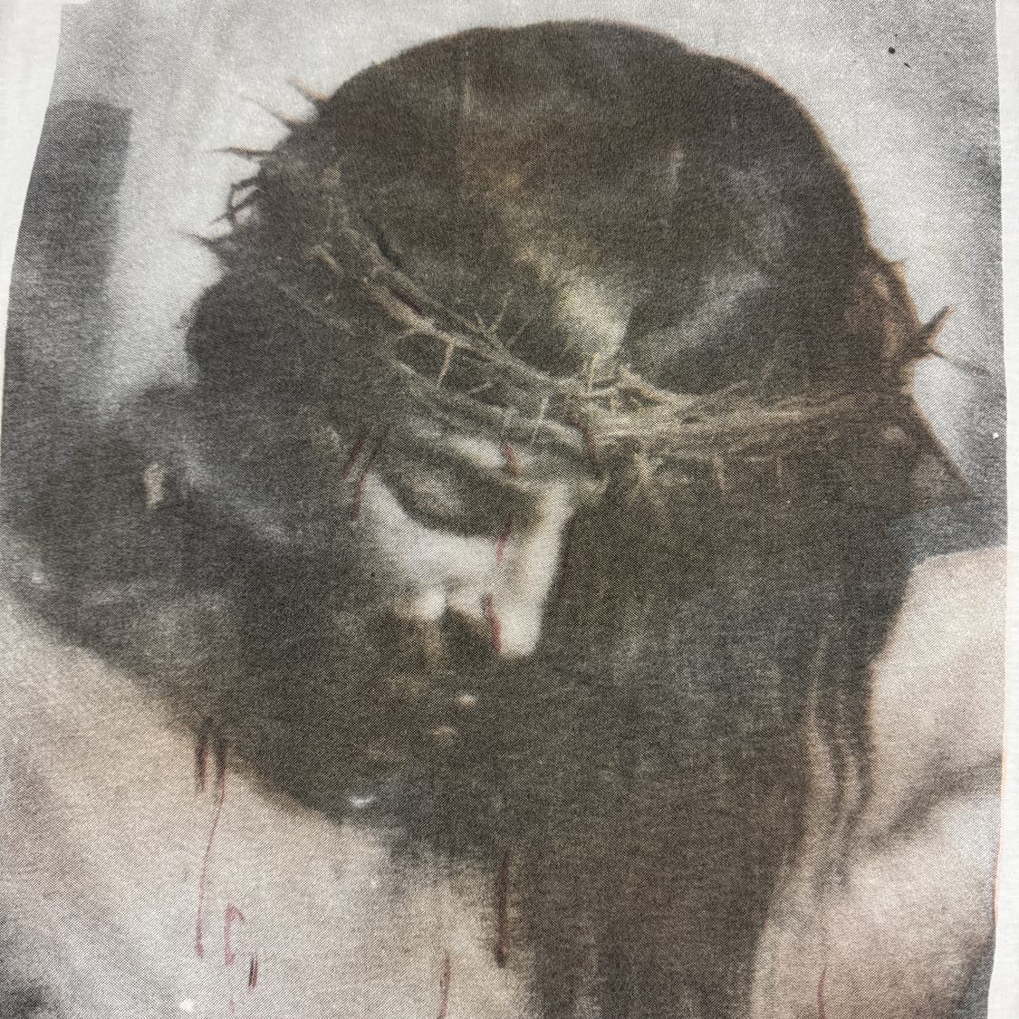 빈티지 90s Jesus Crown  지저스 가시관 티셔츠 상품이미지6