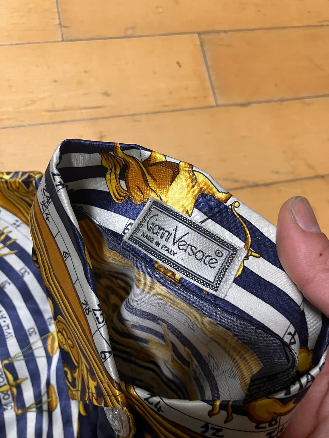 Gianni Versace 베르사체 앤티크 바로크패턴 셔츠 100-105 상품이미지7