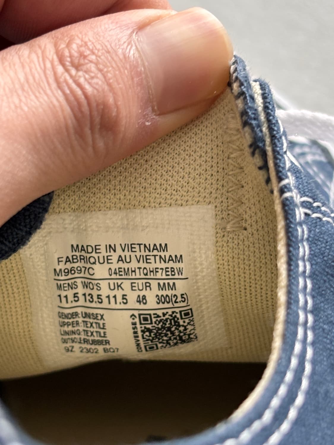 크롬하츠 아들내미도 다시 신는 올스타 로우 - 네이비 300 상품이미지8