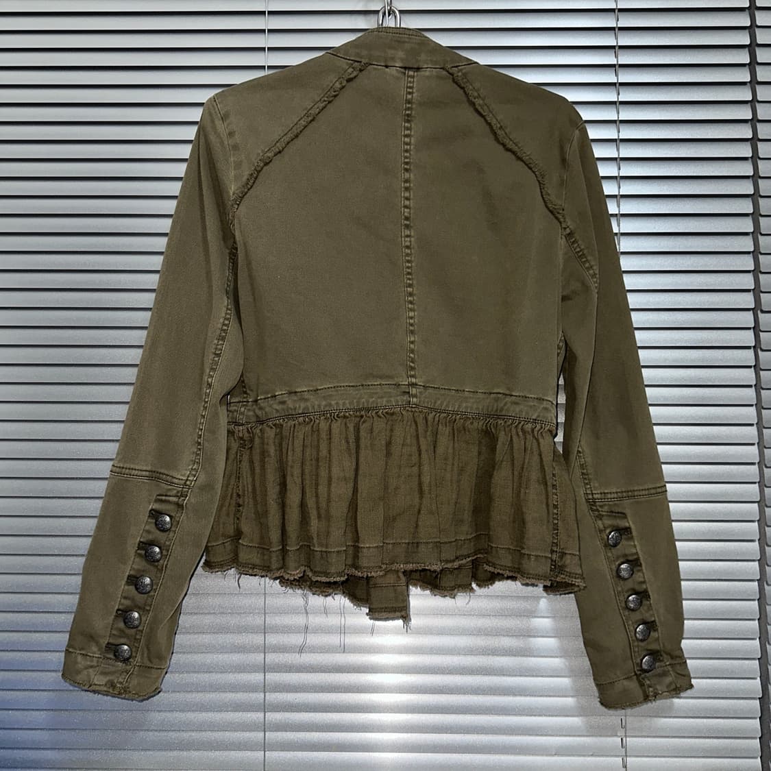 00s 프리피플 라이트웨이트 러플 나폴레옹 자켓 상품이미지4