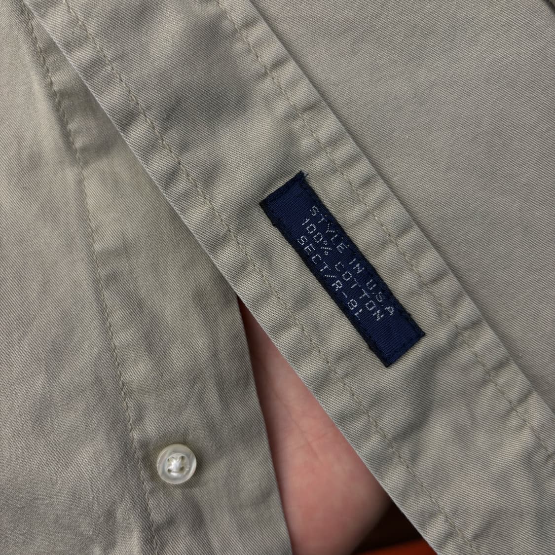 90s 아비렉스 자수포켓 클래식 코튼셔츠 미국생산 N442 상품이미지6