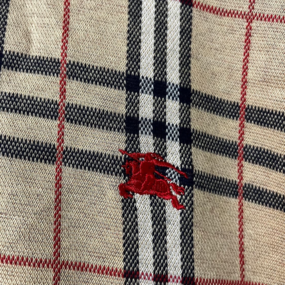 [정품]버버리 노바 체크 긴팔 폴로 셔츠 L 상품이미지3