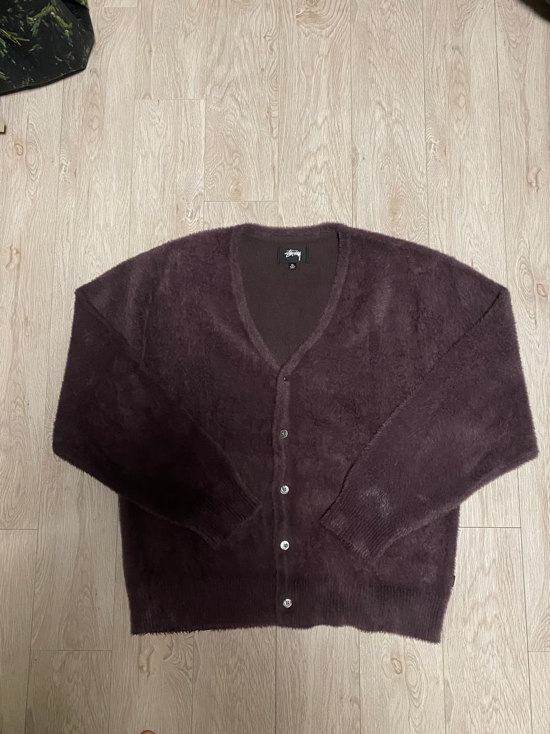 스투시 쉐기 가디건 에그플랜트 상품이미지1