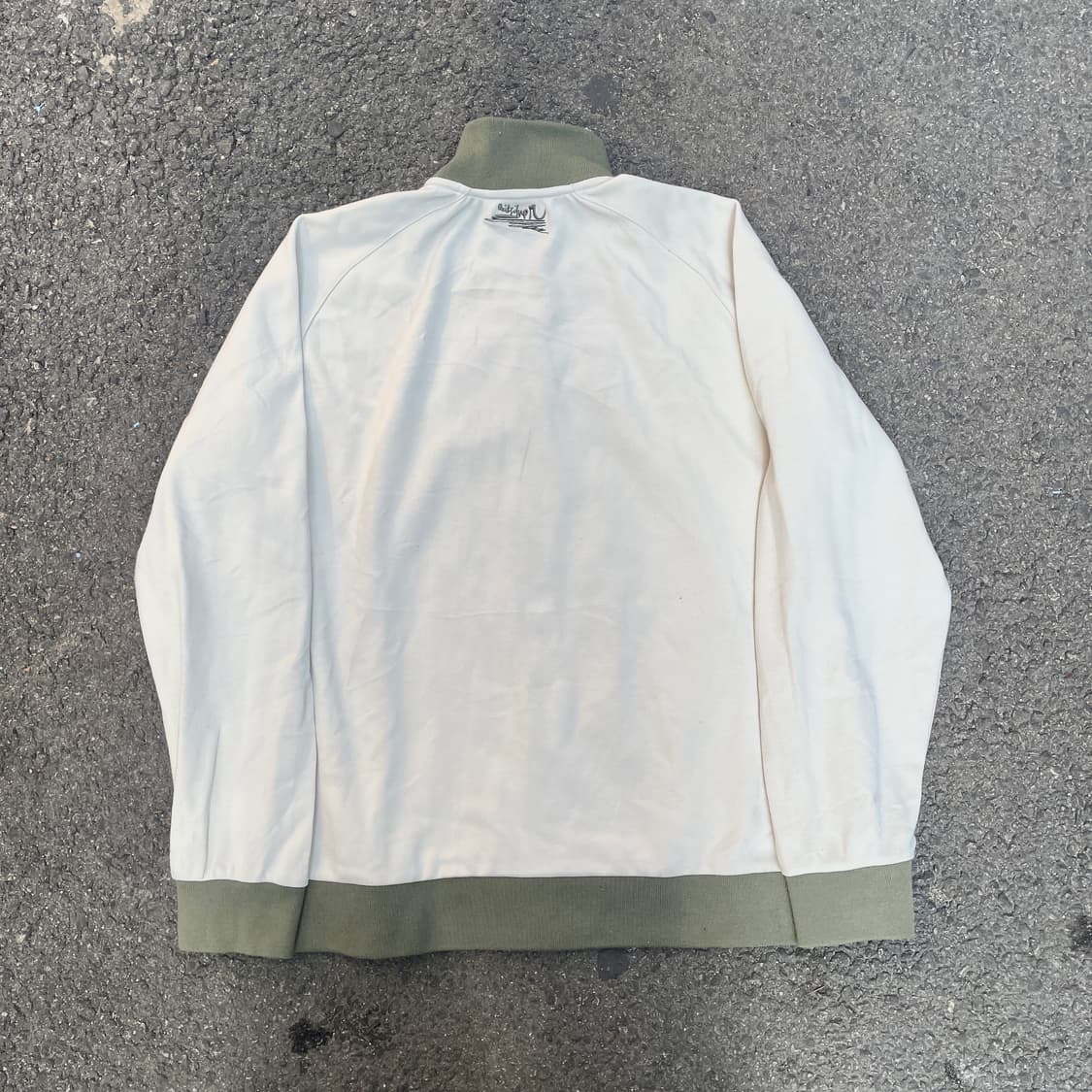 00s 퀵실버 말차 카키 올드스쿨 오버핏 져지 힙합 트랙탑 XL 상품이미지4