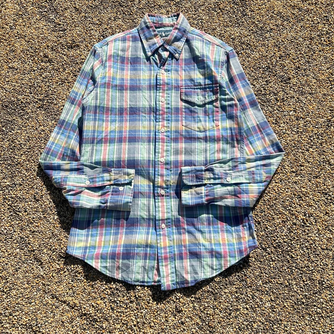 폴로 랄프로렌 리워크 체크 셔츠 상품이미지1