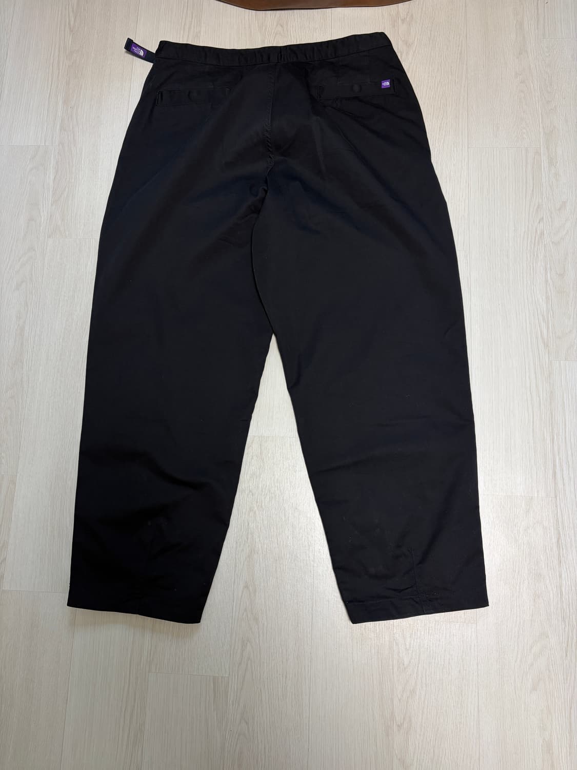 노스페이스 퍼플라벨 와이드 테이퍼드 치노팬츠 다크네이비 상품이미지2