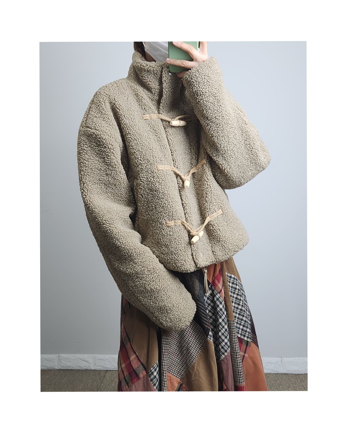 (파르티멘토) 플리스 더플 자켓 상품이미지1