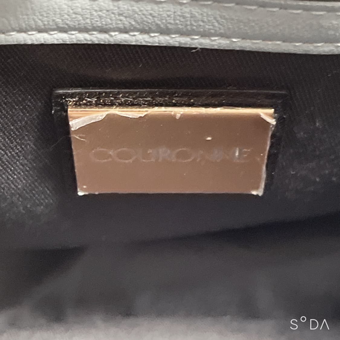 쿠론 반달 크로스백 블랙 상품이미지10