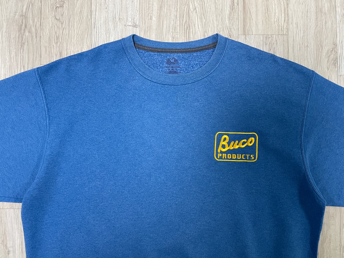 110) Vtg 후르츠오브더룸 부코 프로덕트 맨투맨 상품이미지1