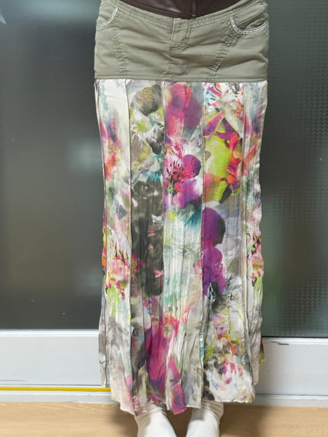 빈티지 플라워쉬폰스커트 상품이미지8