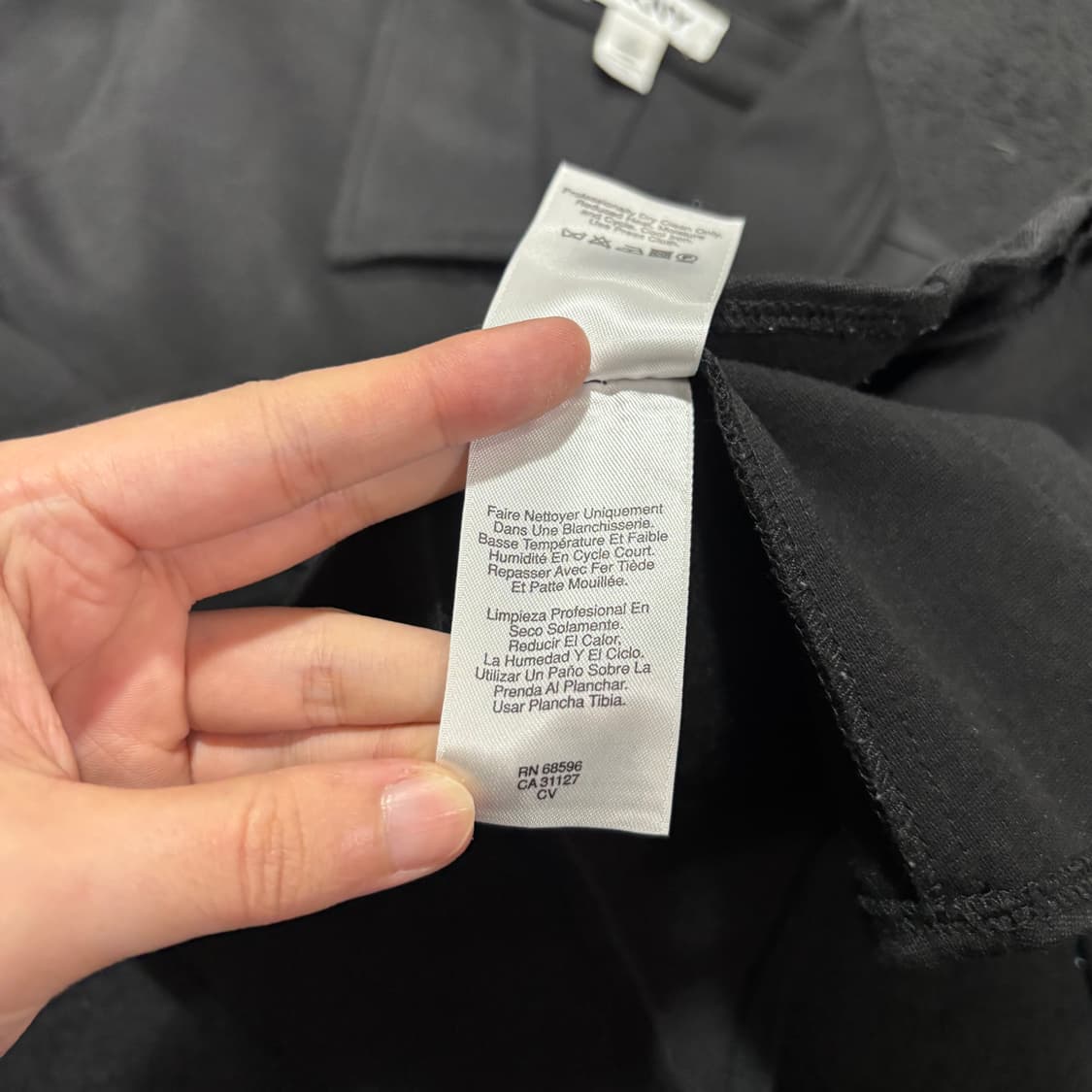 2 우먼S DKNY 블랙 사선지퍼 투웨이 자켓 상품이미지6