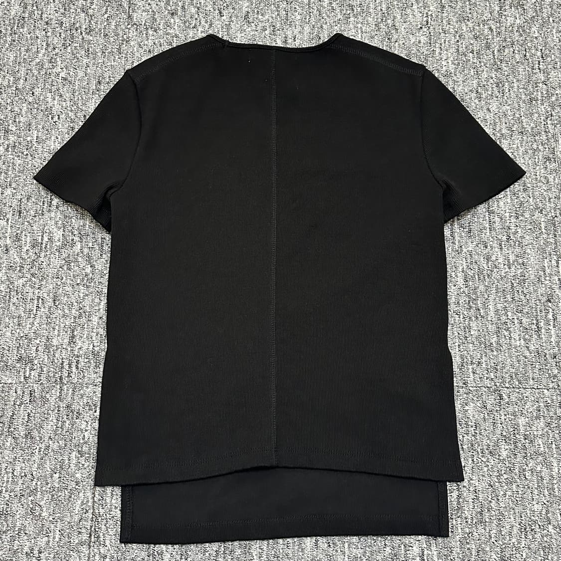 Open yy 오픈와이와이 사이드 반팔티셔츠 Ribbed 상품이미지3